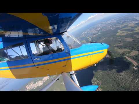 Bellanca Super Decathlon Aerobatics filmed with GoPro Hero 7